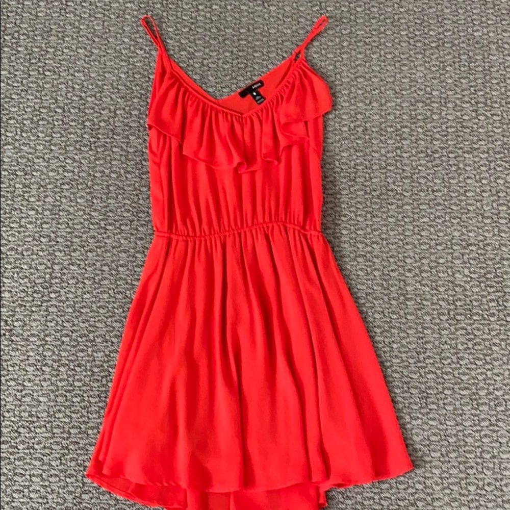 Orange tank dress